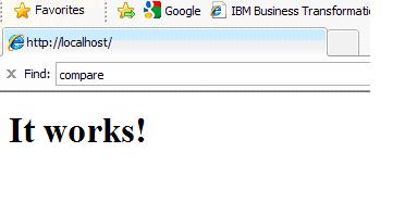 Apache Successful Installation